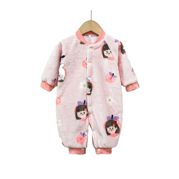 Infant Girls Printed Rompers