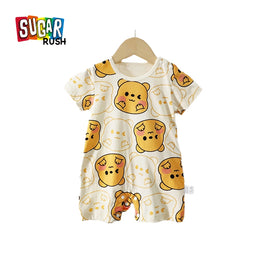 Infant Boys Printed Cotton Romper