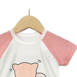 Infant Girls Conversational Printed Cotton Romper