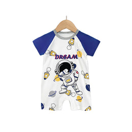 Infants Boys Conversational Cotton Romper
