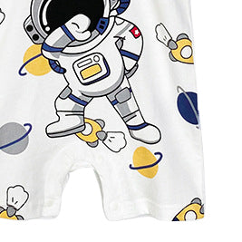 Infants Boys Conversational Cotton Romper