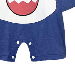 Boys Graphic Printed Round Neck Cotton Rompers