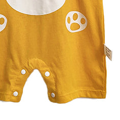 Boys Graphic Printed Round Neck Cotton Rompers