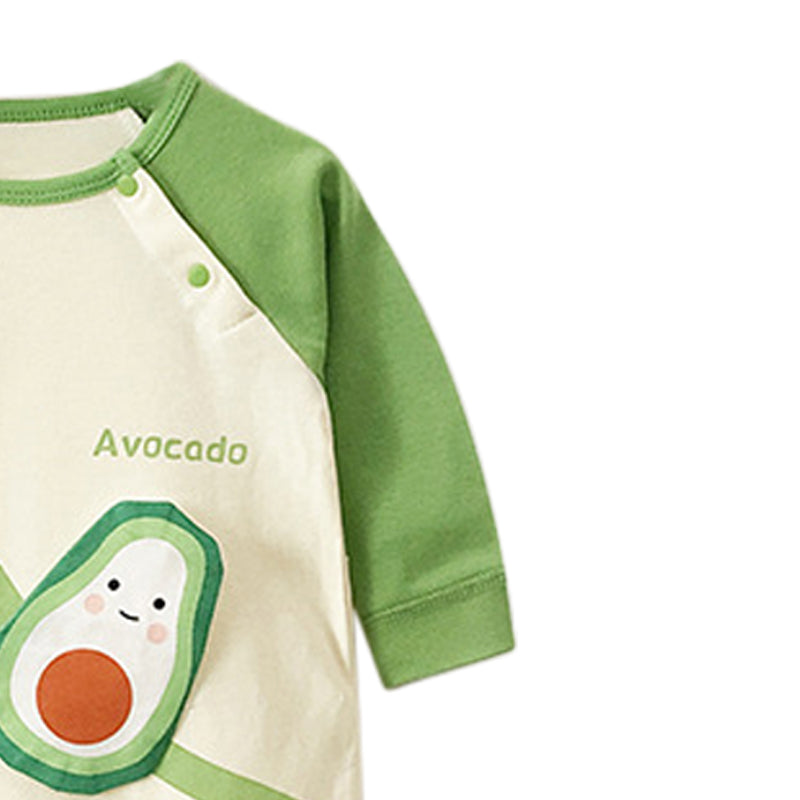Infant Boys Graphic Printed Cotton Rompers
