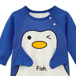 Boys Graphic Printed Cotton Rompers