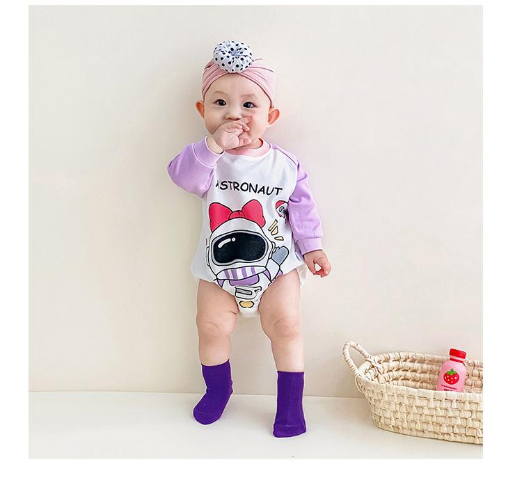 Infant Girls Graphic Printed Cotton Bodysuit