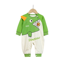 Infant Boys Printed Cotton Romper