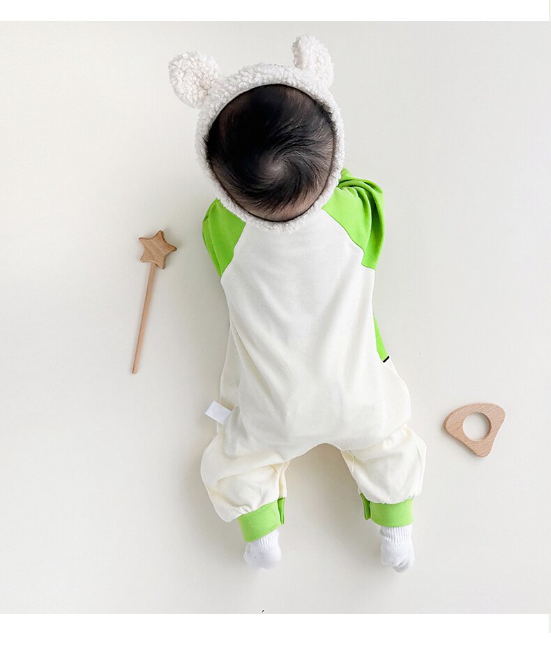 Infant Boys Printed Cotton Romper