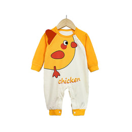 Infants conversational Printed Boys Cotton Romper