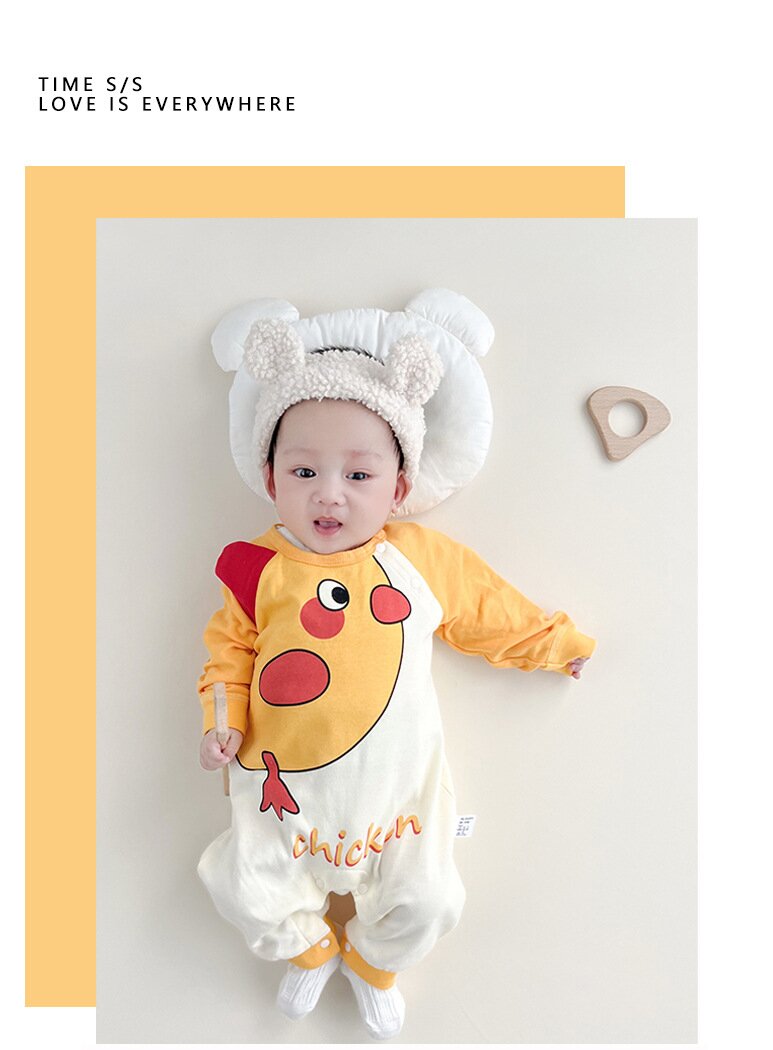 Infants conversational Printed Boys Cotton Romper