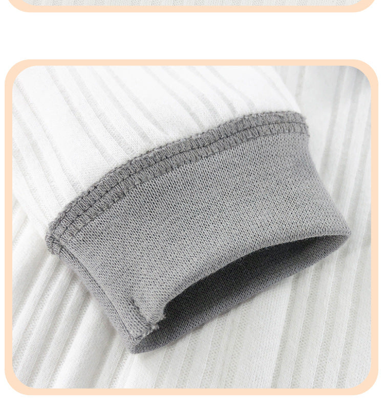 Infant Boys Striped Cotton Romper