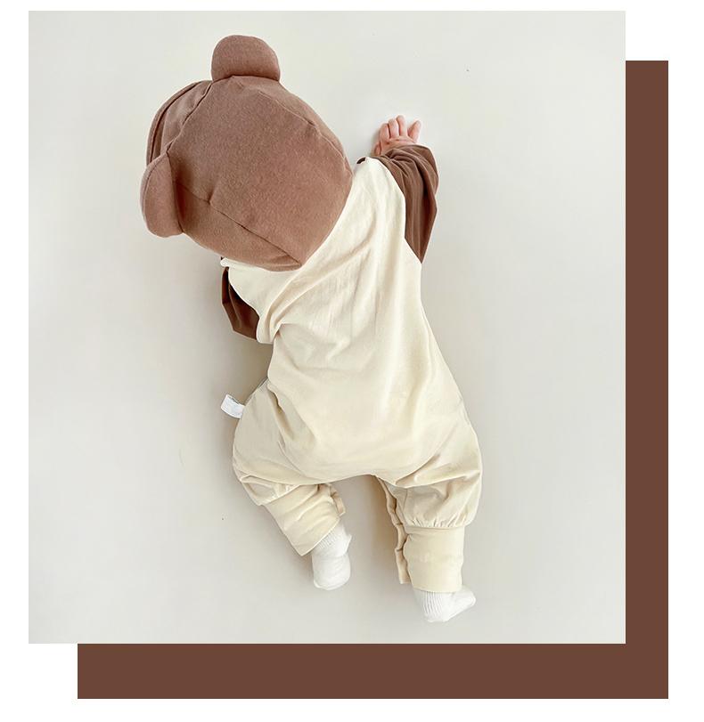 Infant Boys Printed Cotton Rompers