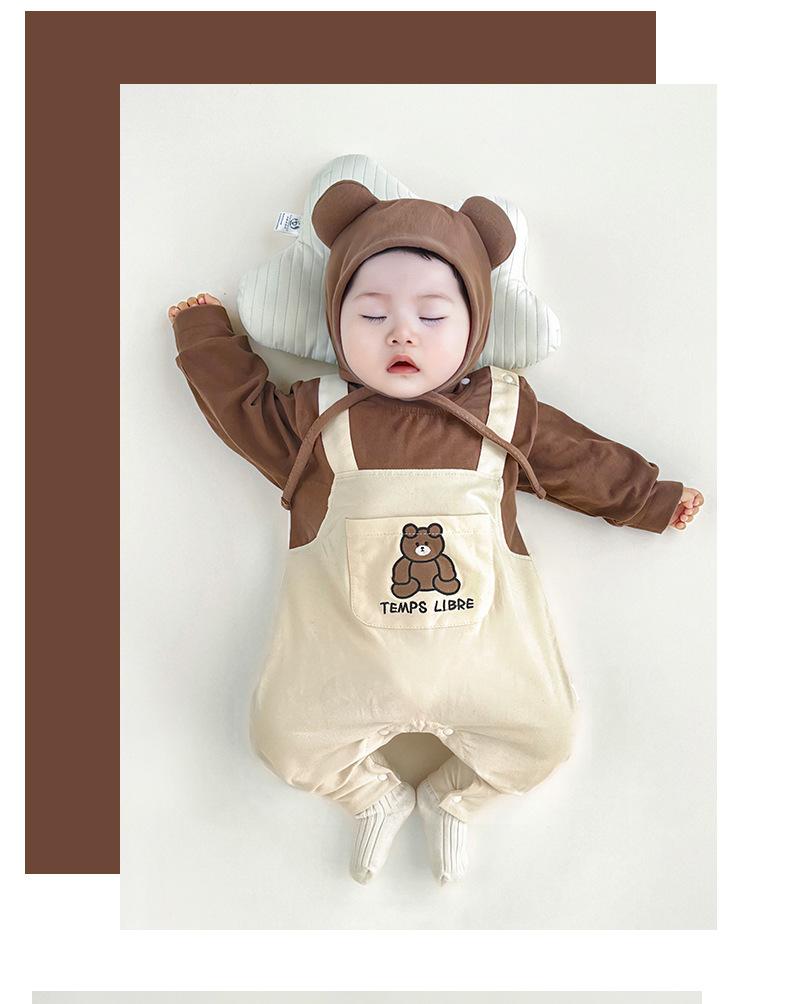 Infant Boys Printed Cotton Rompers