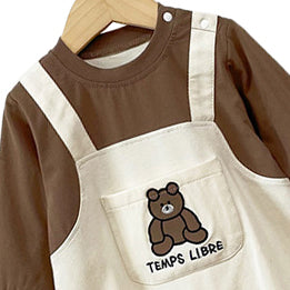Infant Boys Printed Cotton Rompers