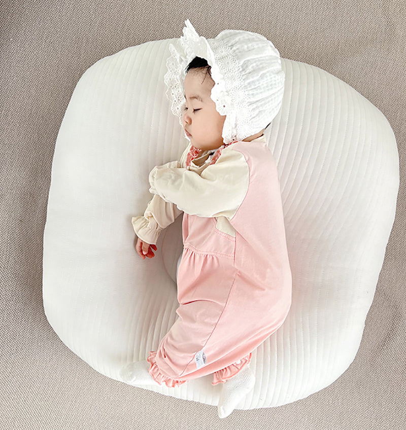 Infant Girls Embroidered Cotton Rompers