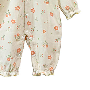 Infant Girls Printed Cotton Rompers