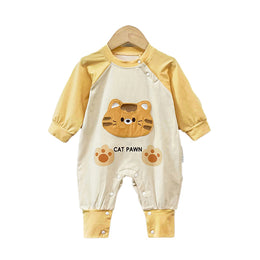 Infant Boys Printed Cotton Romper