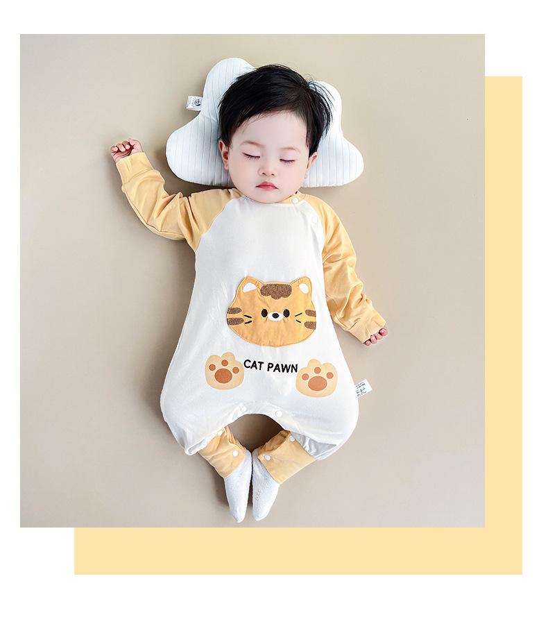 Infant Boys Printed Cotton Romper