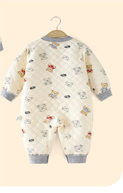 Infant Boys Printed Cotton Rompers