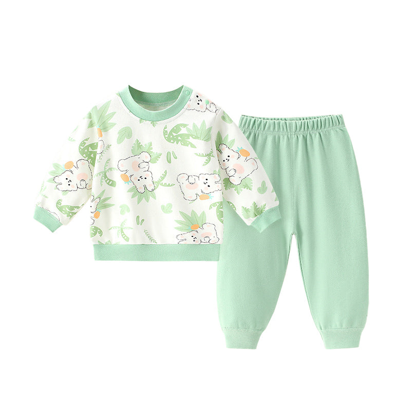 Boys Printed Top with Pyjamas