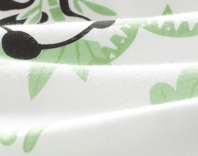 Boys Green Conversational Printed Pure Cotton Top with Pyjamas