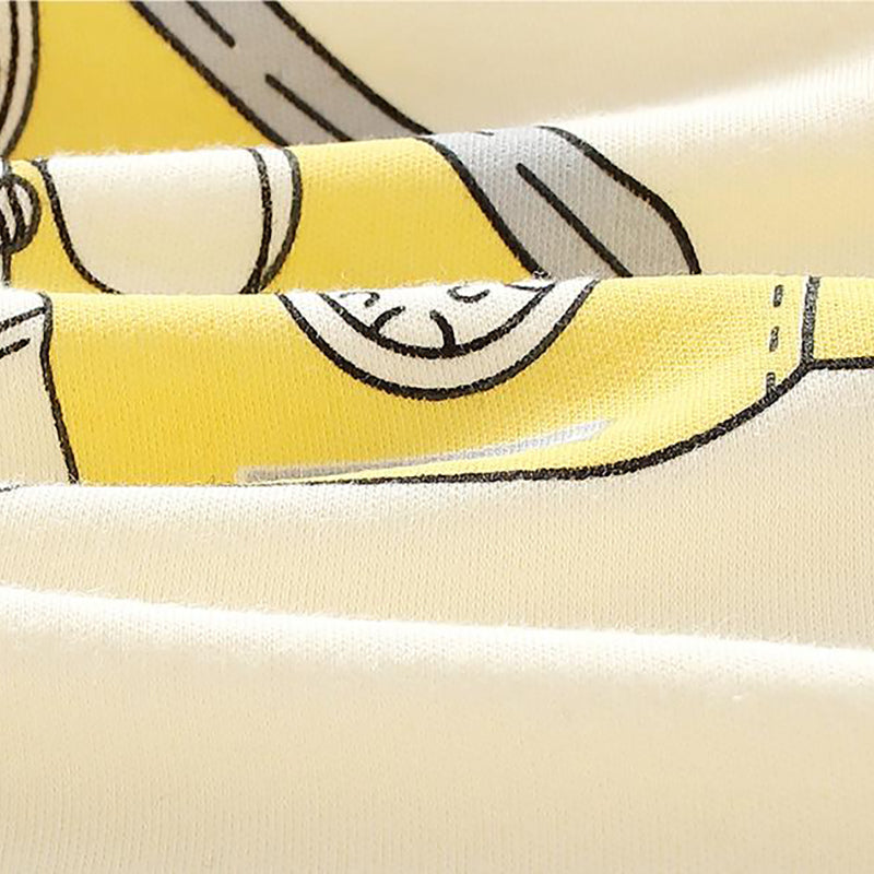 Boys Beige & Grey Graphic Printed Pure Cotton T-shirt with Trousers