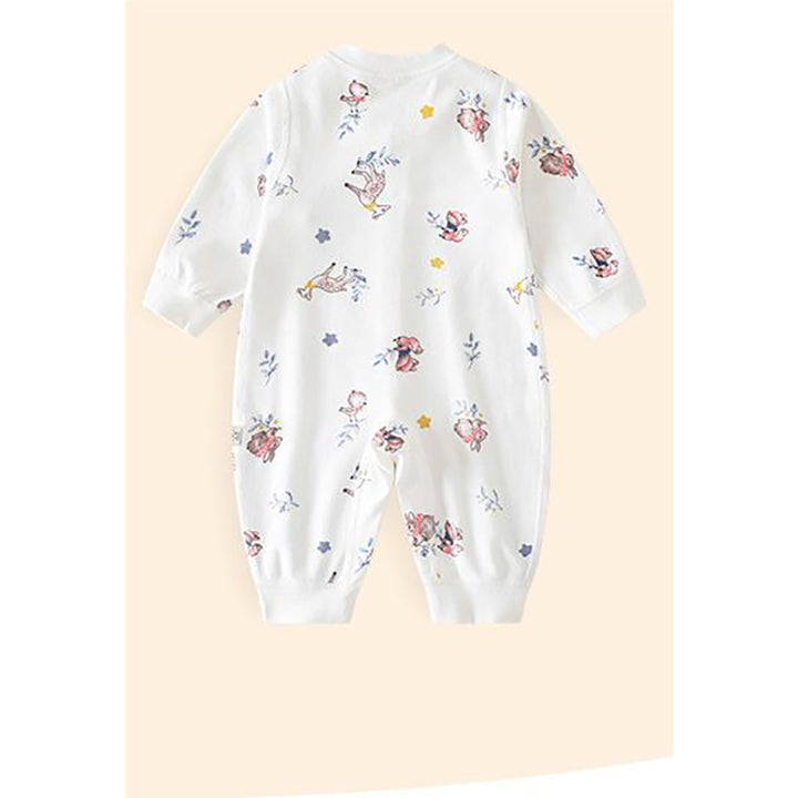Infant Boys Conversational Printed Cotton Rompers