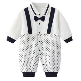 Boys Printed Cotton Romper