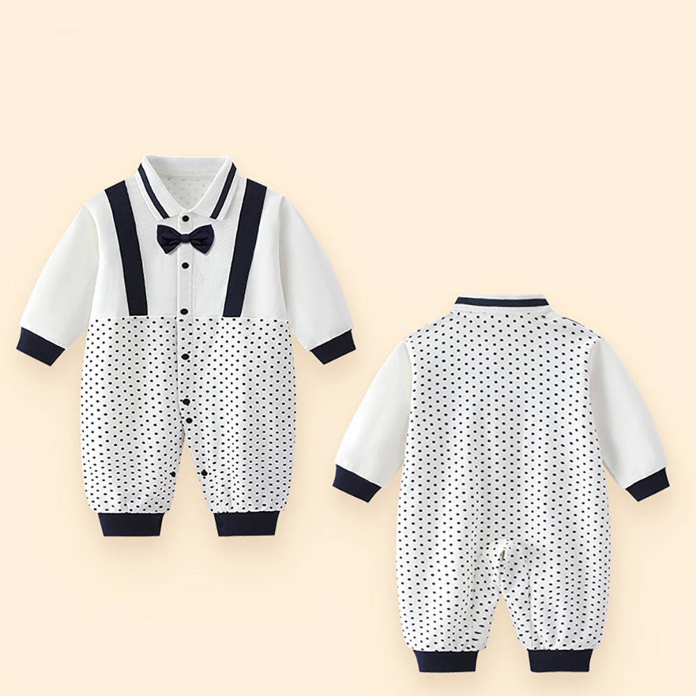 Boys Printed Cotton Romper
