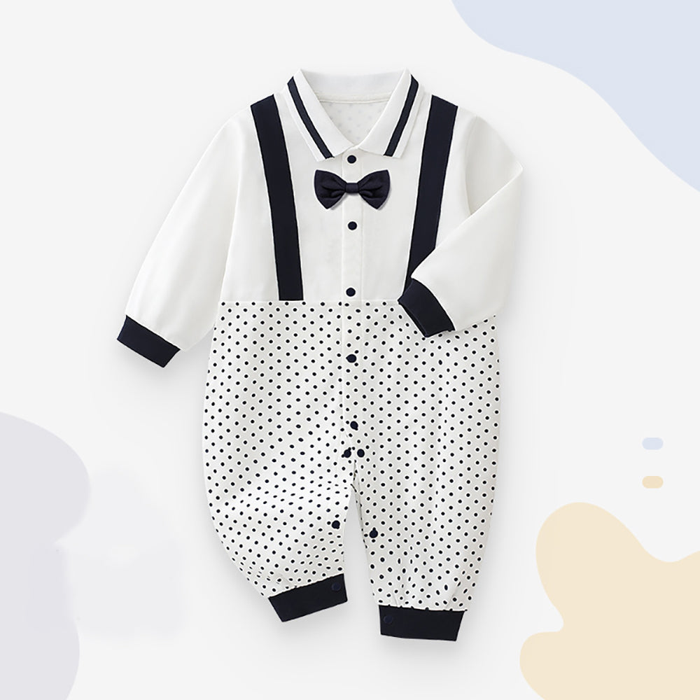 Boys Printed Cotton Romper