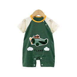 Infants Boys Printed Cotton Romper
