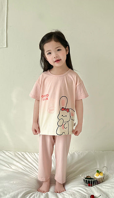 Printed T-shirt and Trousers Set
