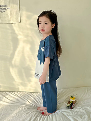 Printed T-shirt and Trousers Set