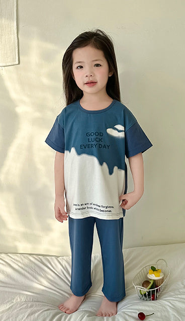 Printed T-shirt and Trousers Set