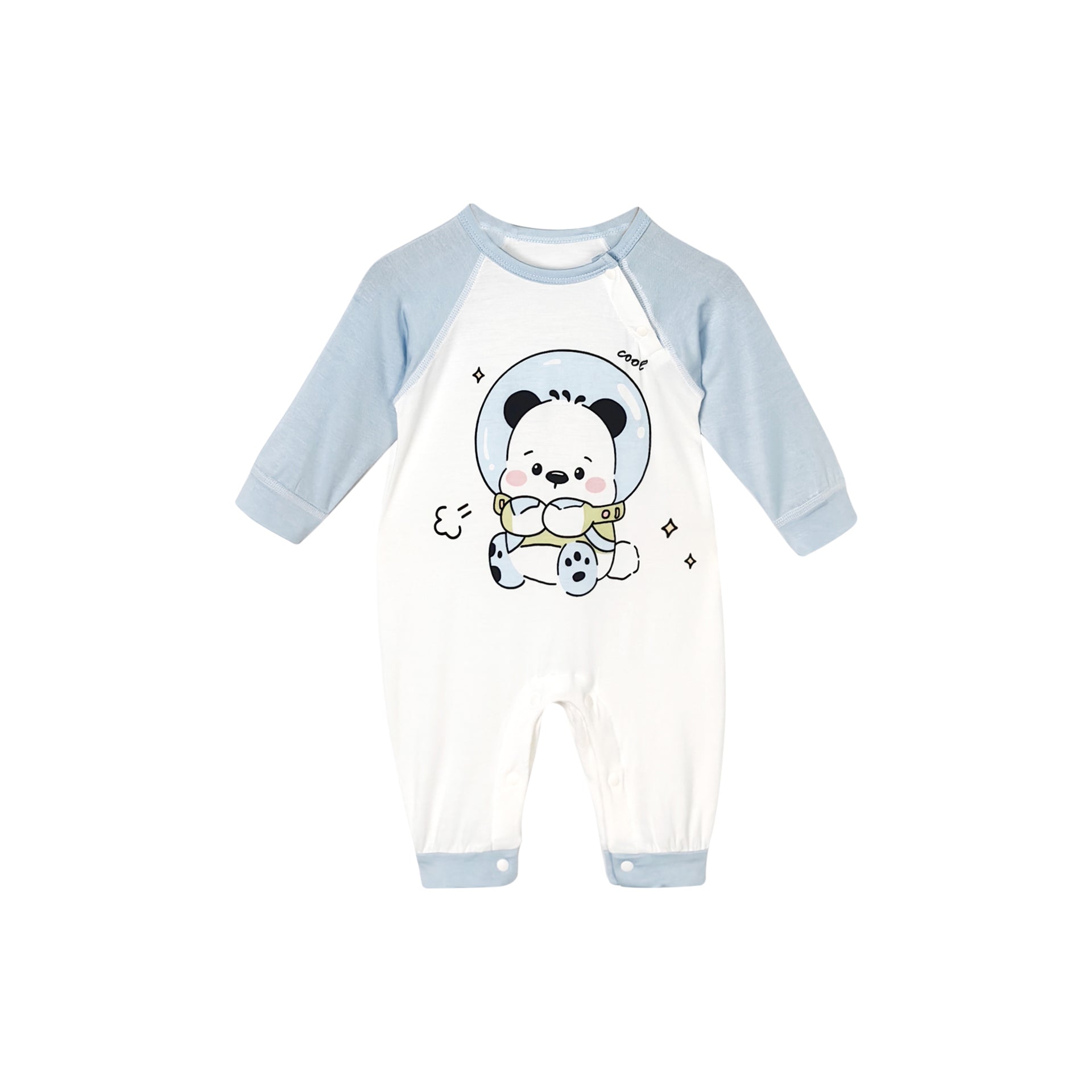 Blue Rompers