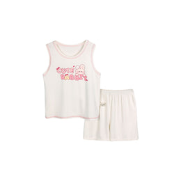 Girls Printed T-shirt with Shorts