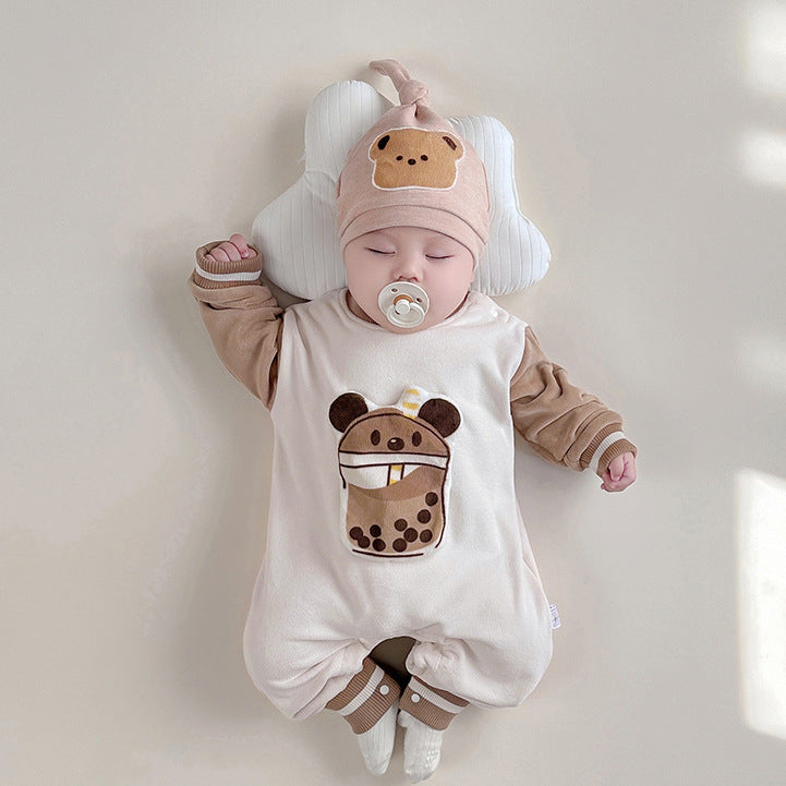 Infants Boys Printed Rompers