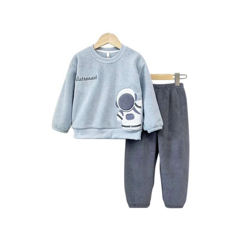 Kids Printed Sweathirt With Joggers