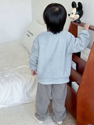 Kids Printed Sweathirt With Joggers
