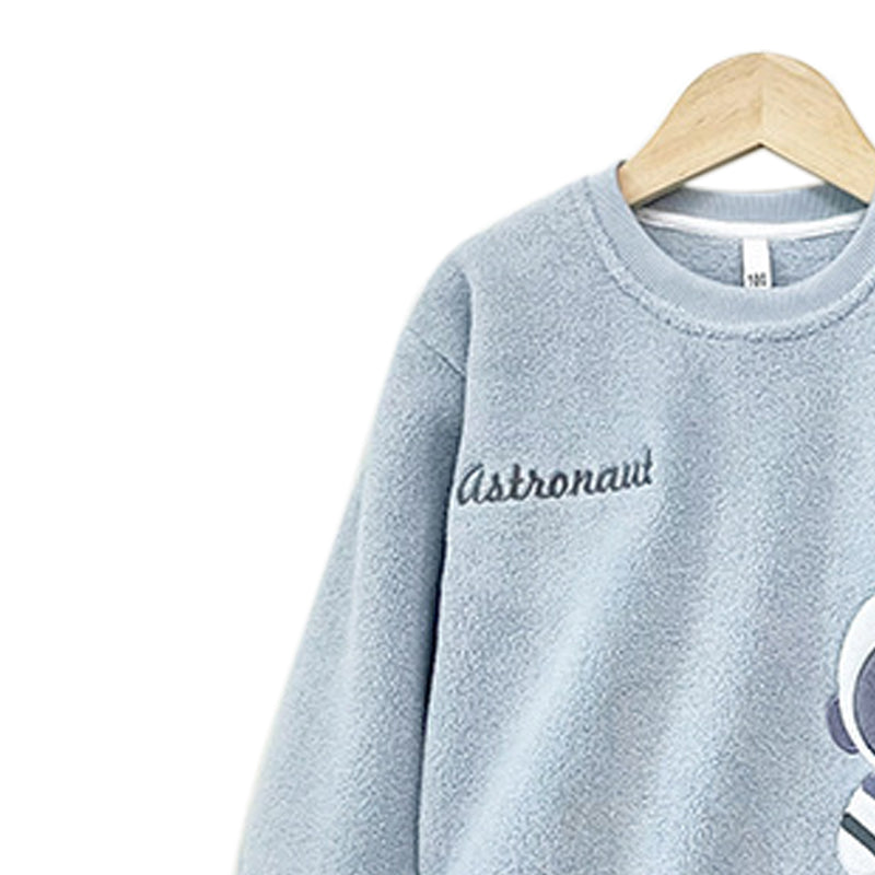 Kids Printed Sweathirt With Joggers