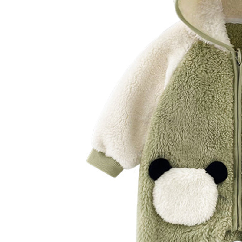 Kids Unisex Hooded Rompers