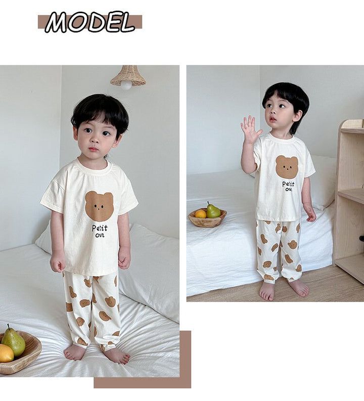 Boys Printed Top with Pyjamas