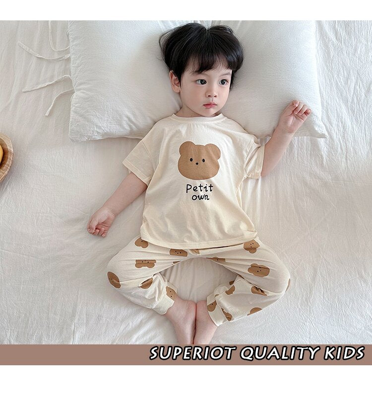 Boys Printed Top with Pyjamas