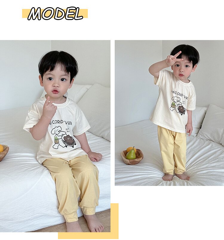 Boys Printed Top with Pyjamas