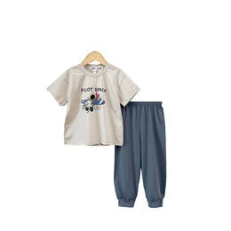 Boys Printed Top with Pyjamas