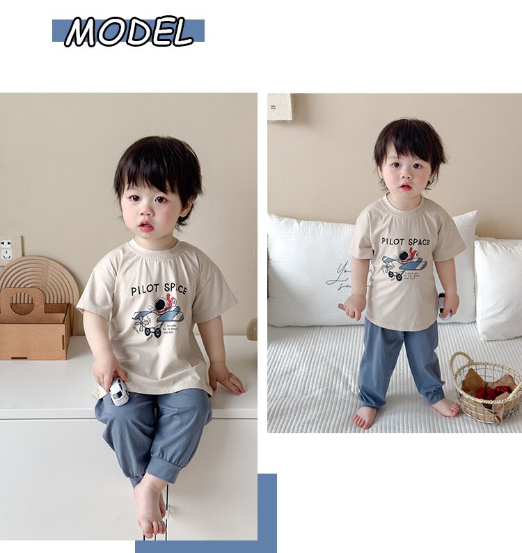 Boys Printed Top with Pyjamas
