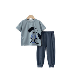 Boys Printed Top with Pyjamas