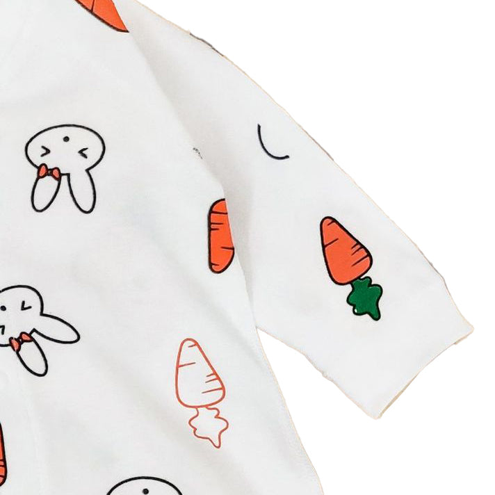 Infants Girls Printed Cotton Rompers