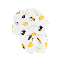 Infant Boys Printed Cotton Rompers