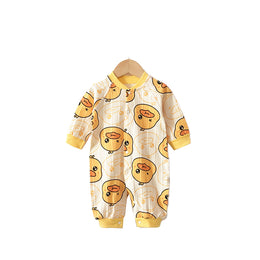 Infant Boys Conversational Printed Cotton Rompers
